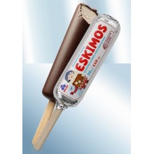 Пломбир Эскимо в шоколадной глазури (на сливках) "БЕЛОЕ ЗОЛОТО", 70гр